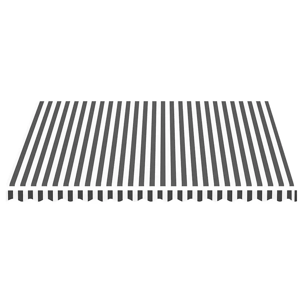 Awning Replacement Fabric UV Resistant Anthracite 4x3.5m Polyester Patio Sunshade