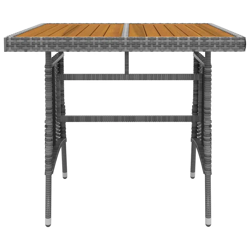Outdoor Dining Set Grey 5 Piece Patio Garden Furniture Table Chairs