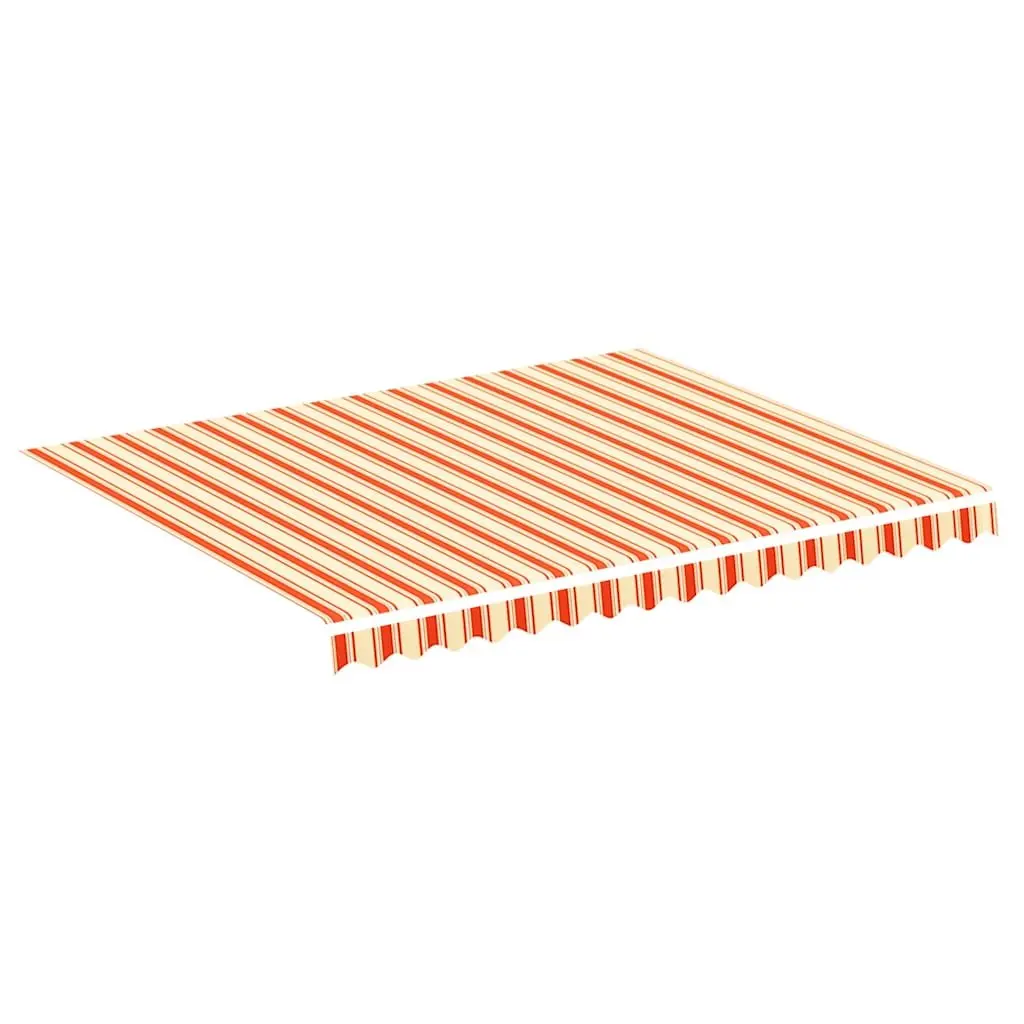 Awning Replacement Fabric UV-resistant Yellow Orange 3x2.5m Outdoor Patio Garden Sunshade