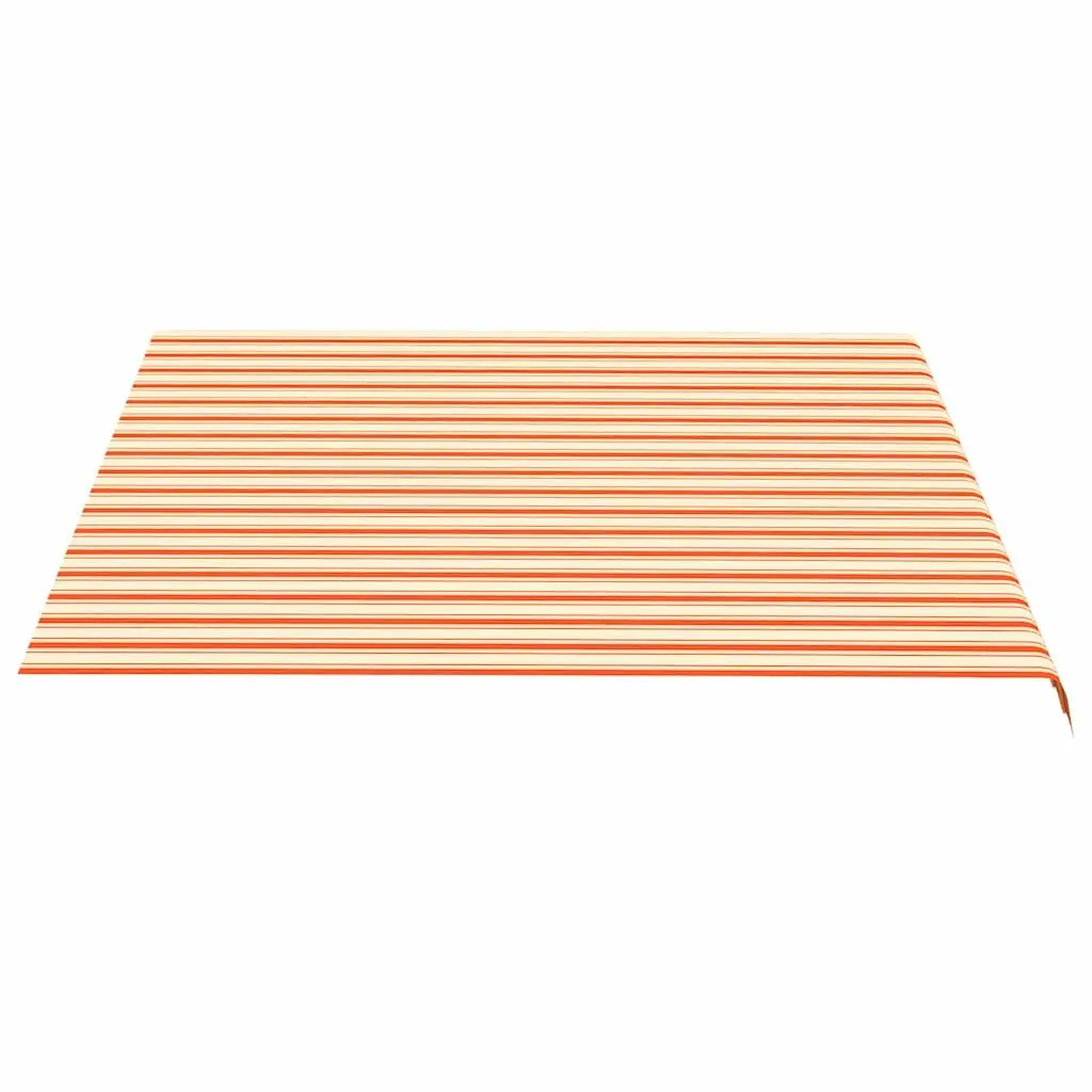 Awning Replacement Fabric UV-Resistant Polyester Yellow Orange 4x3.5m