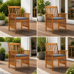 Your Outdoor Space Deserves These 4pcs Dining Chairs
