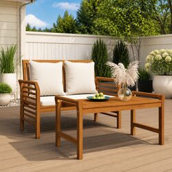 Your Perfect 2-Piece Garden Lounge Set in Brown