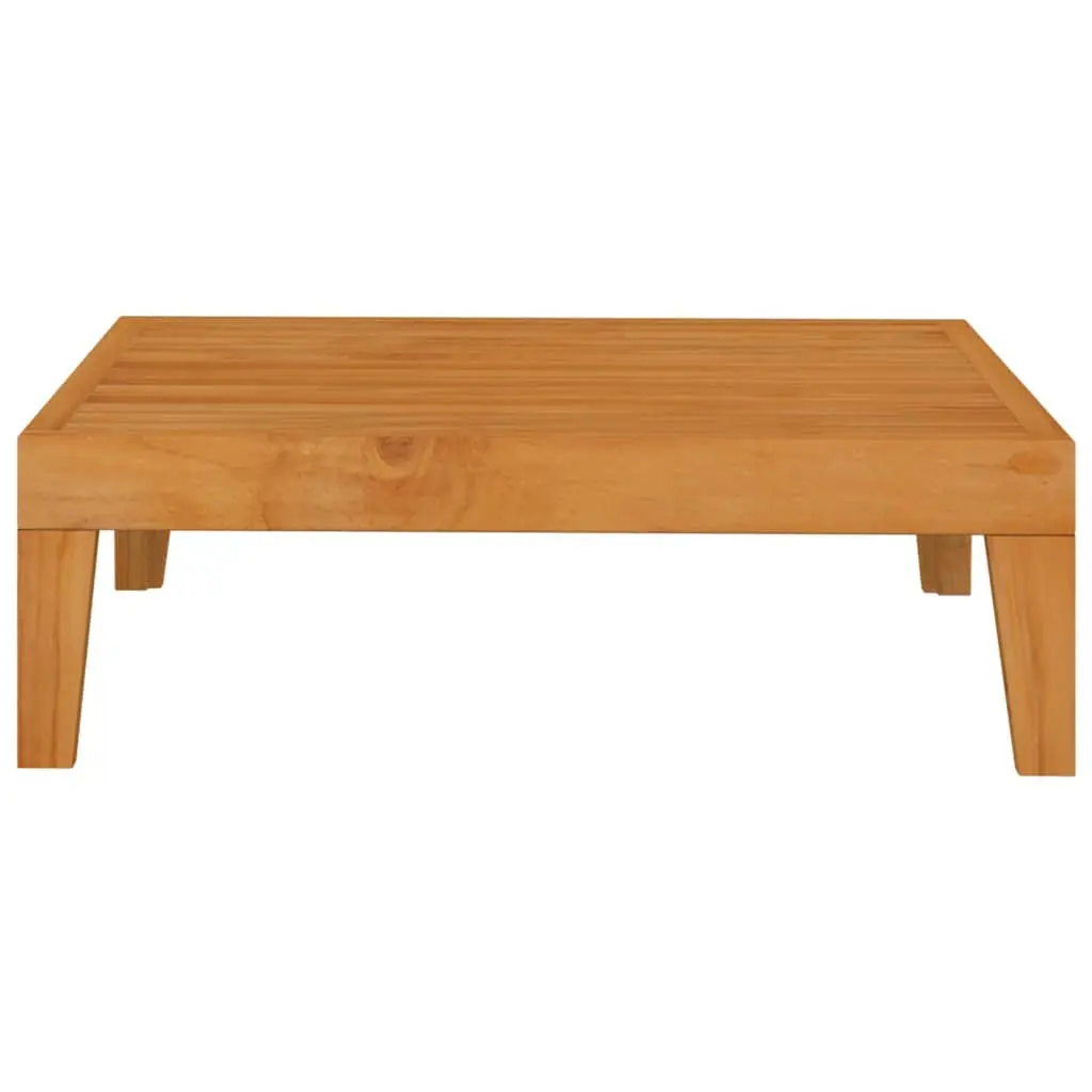 Solid Acacia Wood Garden Table Weather Resistant 68.5x68.5x24cm
