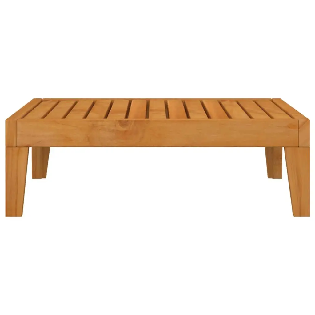 Solid Acacia Wood Garden Table Weather Resistant 68.5x68.5x24cm
