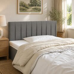 Your New Favorite Grey LED Headboard for Comfort