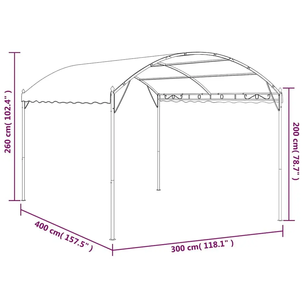 4x3x2.6m Gazebo for Outdoor Fun