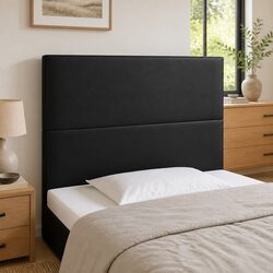Welcome to Your New LED Headboard: 100 cm Black Faux Leather