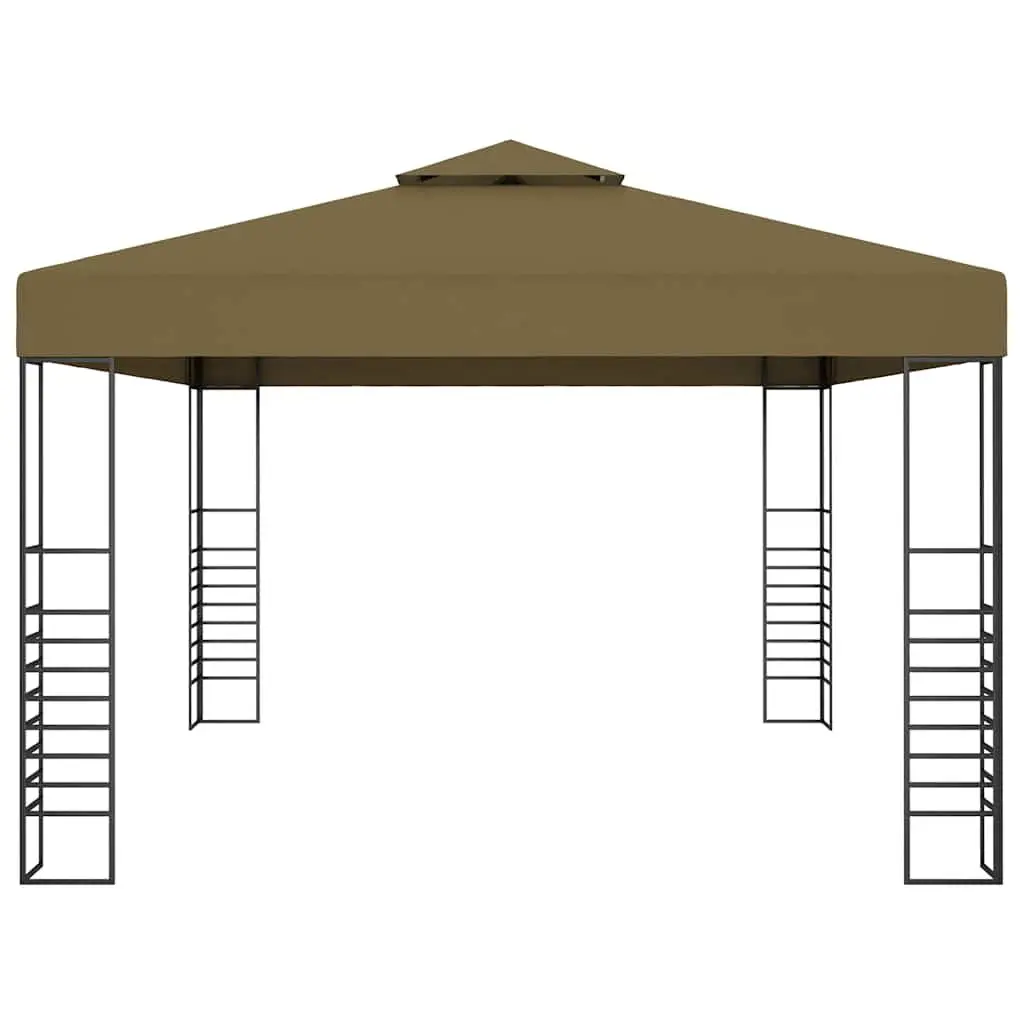 Gazebo Vented Canopy 3x4 m Outdoor Shade Structure Steel Frame
