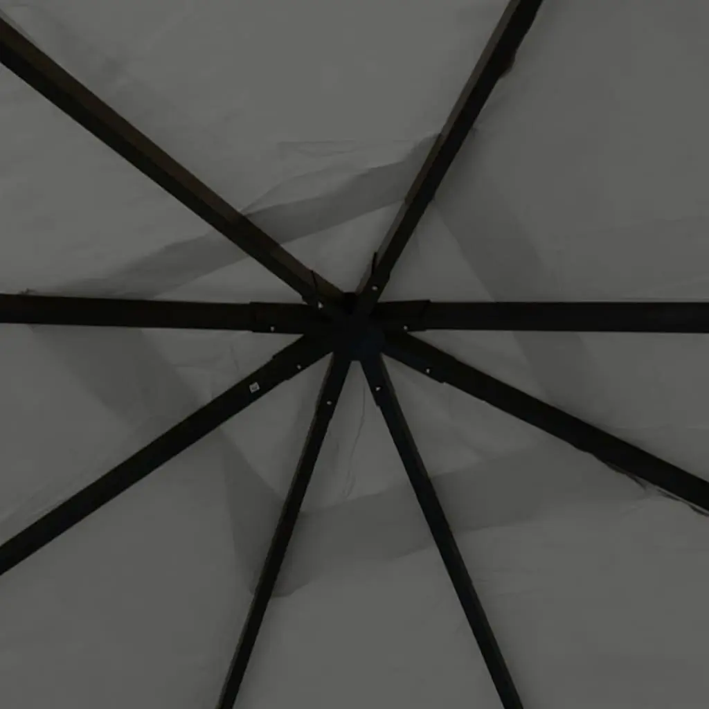 Gazebo 4x4x3 m Anthracite Outdoor Shelter Pavilion Garden Canopy Party