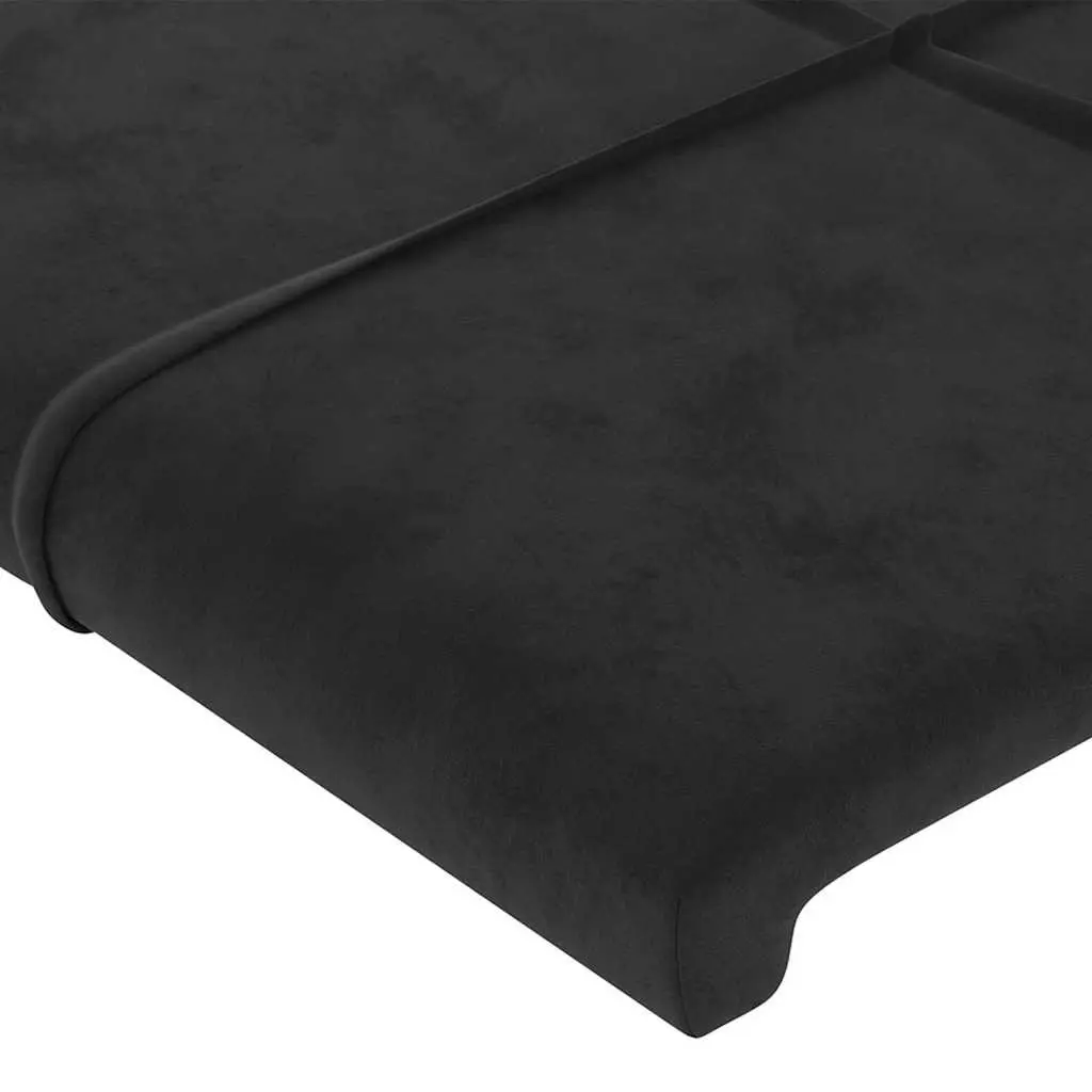 Black Velvet LED Headboard
