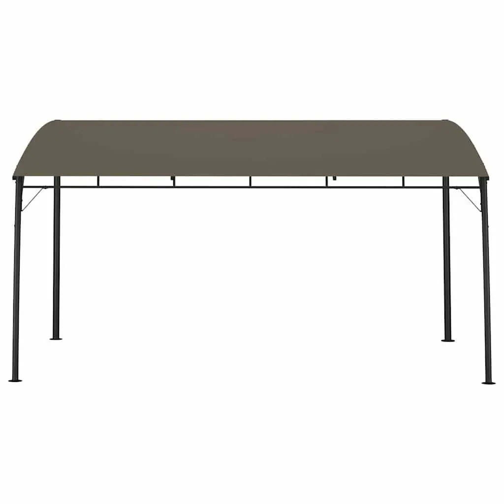 Garden Awning Sunshade Canopy 4x3x2.55m Outdoor Patio Shelter Taupe
