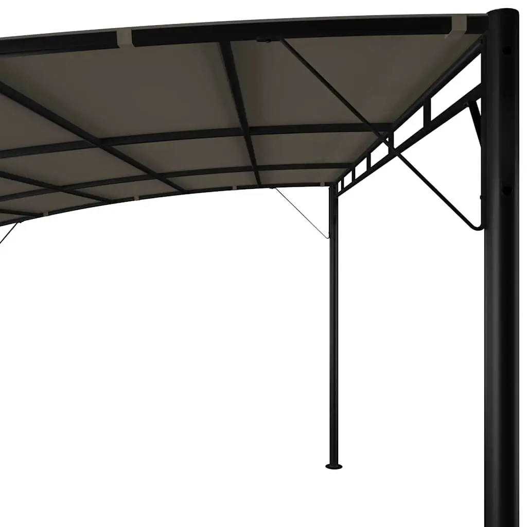 Garden Awning Sunshade Canopy 4x3x2.55m Outdoor Patio Shelter Taupe