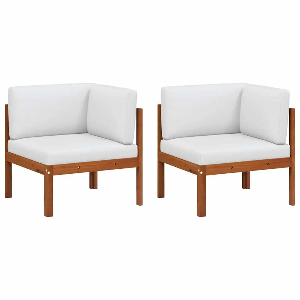 Outdoor Sectional Corner Sofas 2 pcs with Cushions Garden Patio Seating Unit