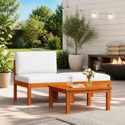 Your 3 Piece Garden Lounge Set with Cushions Awaits