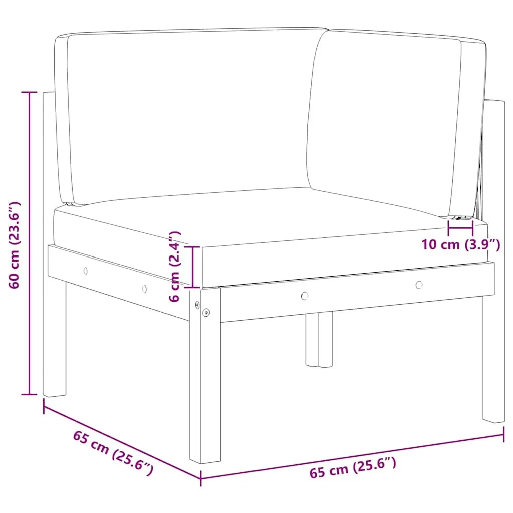 Garden Corner Sofa for Outdoor Relaxation