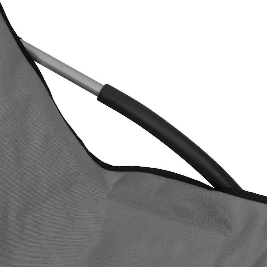 Folding Beach Chairs Lightweight Portable Grey Set of 2