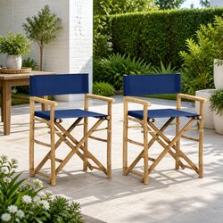 Your New Favorite Outdoor Chairs - 2 Pack Blue Folding Style