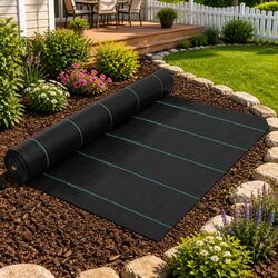 Your Friendly 1x10m Weed Control Mat for Easy Gardening
