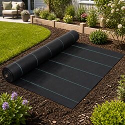 Your Go-To Black Weed Control Mat 2x100 m