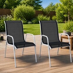 Friendly Stackable Chairs Set of 2 for Your Outdoor Needs