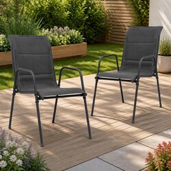 Get Comfortable with Stackable Outdoor Dining Chairs