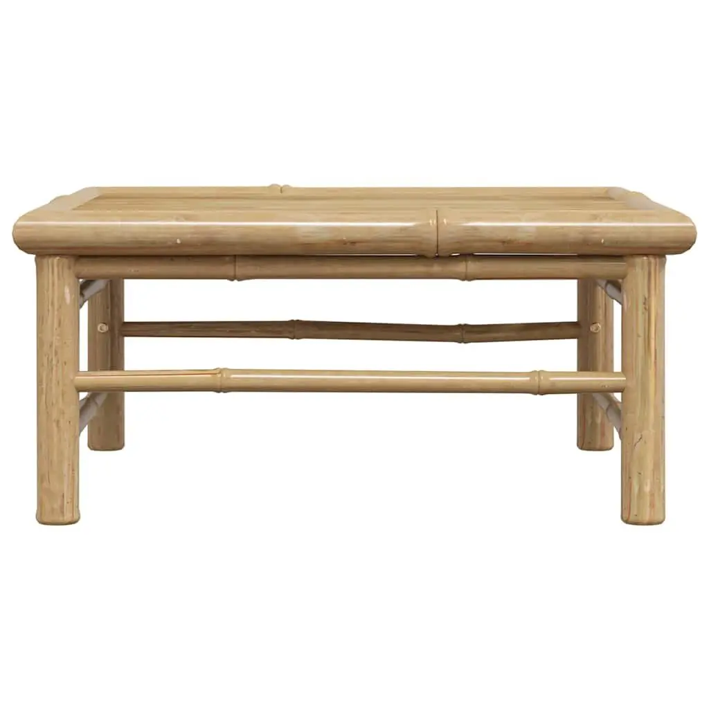 Bamboo Outdoor Garden Table 65x65x30cm in Brown