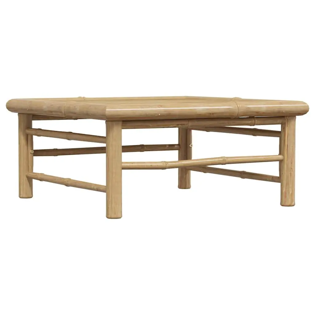 Bamboo Outdoor Garden Table 65x65x30cm in Brown