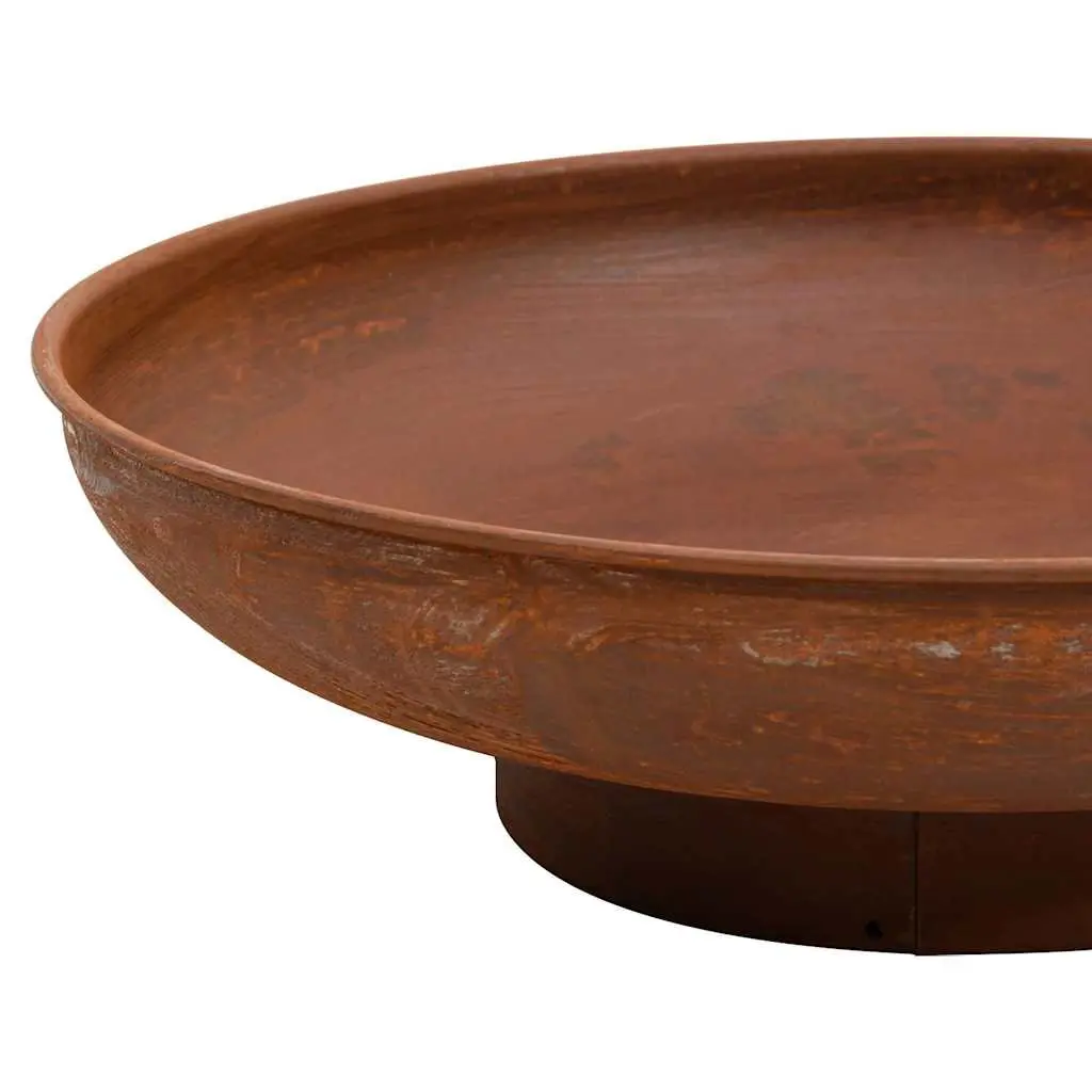 Fire Pit Steel Large Bowl 57 cm Outdoor Fireplace Garden Patio Heater