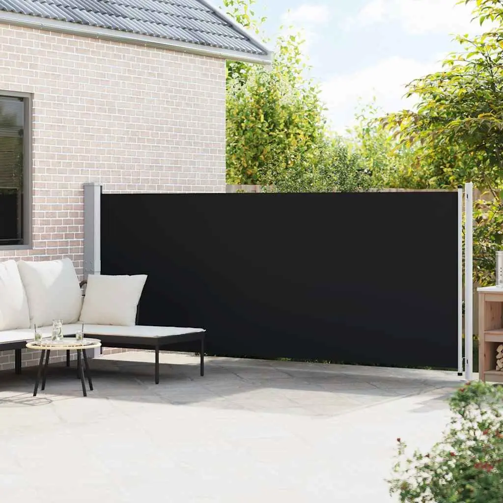 Retractable Side Awning UV Resistant 600x160 cm Outdoor Privacy Screen Garden Shade