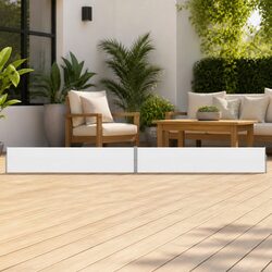 Versatile Retractable Side Awning 140x1200cm in Cream
