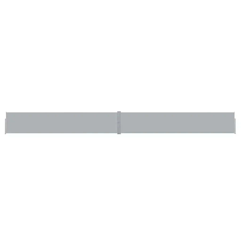Patio Retractable Side Awning 140x1200cm Outdoor Privacy Screen Anthracite