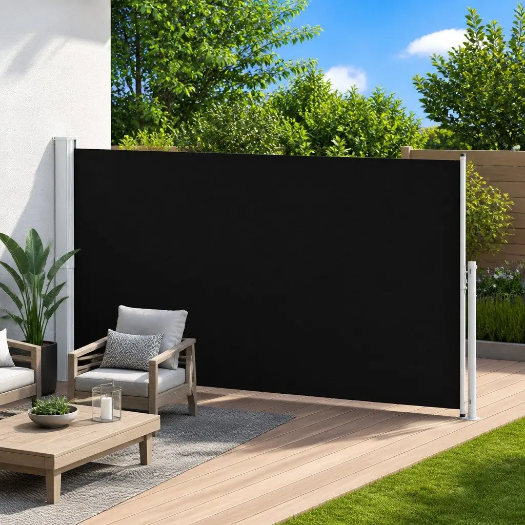 Retractable Side Awning UV Resistant Water Resistant 200x500cm