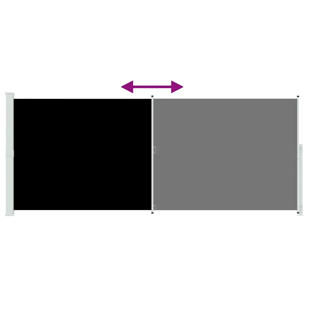 Retractable Side Awning UV Resistant Water Resistant 200x500cm