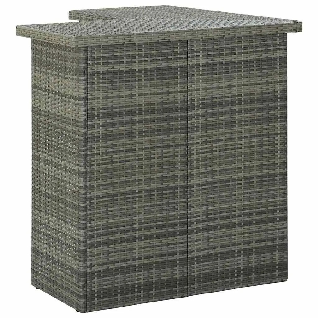 Grey Corner Bar Table