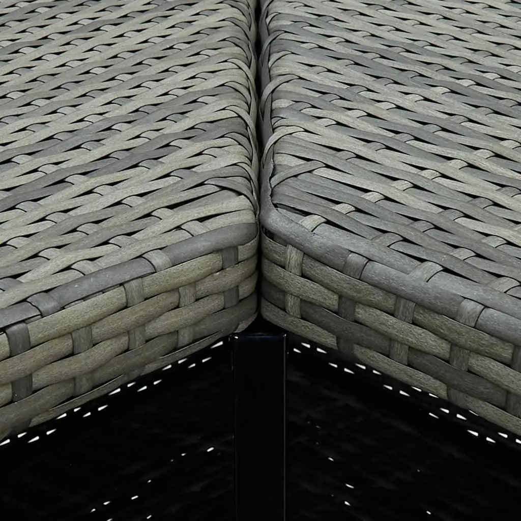 Grey Corner Bar Table