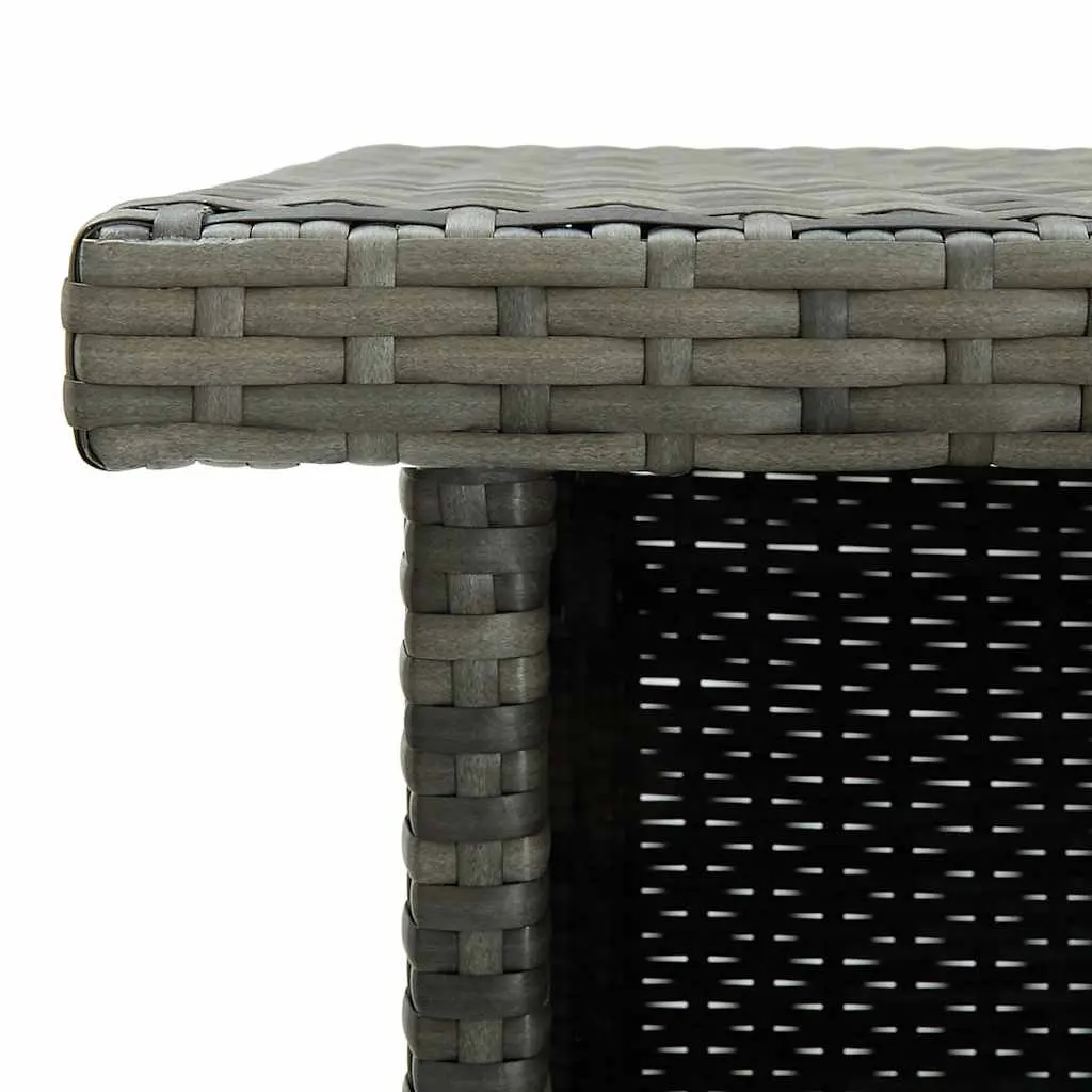 Grey Corner Bar Table