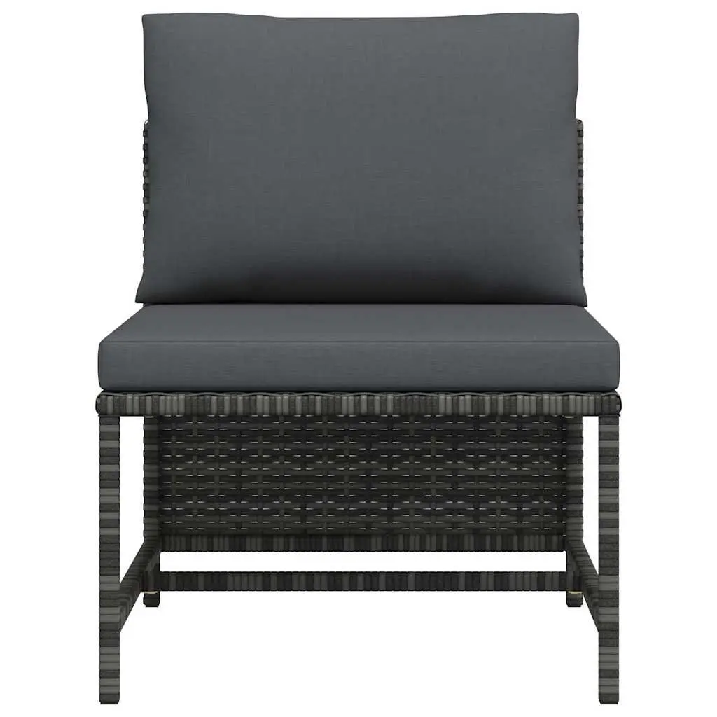 Outdoor Middle Sofa with Removable Cushions