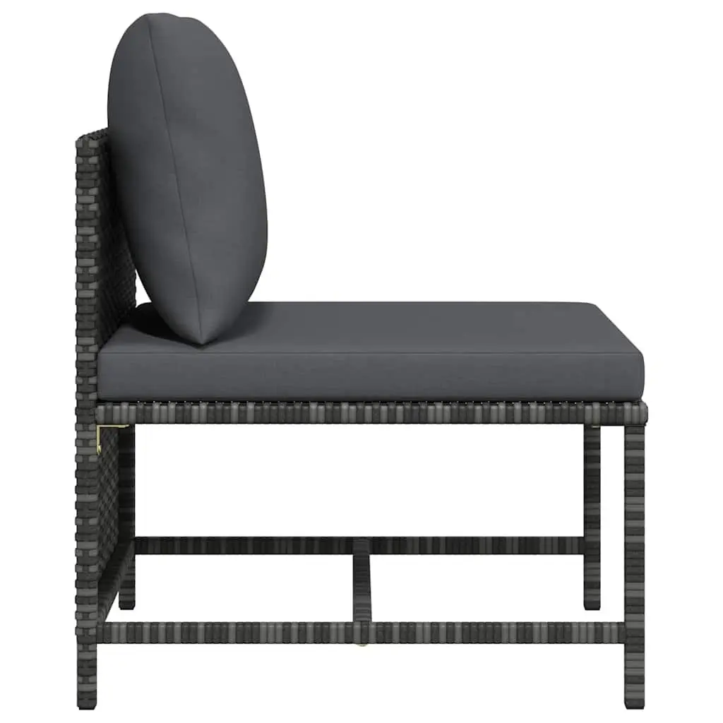 Outdoor Middle Sofa with Removable Cushions