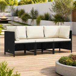 Your New Favorite 3-Seater Garden Sofa in Black
