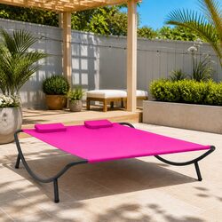 Your Perfect Pink Outdoor Lounge Bed for Relaxation