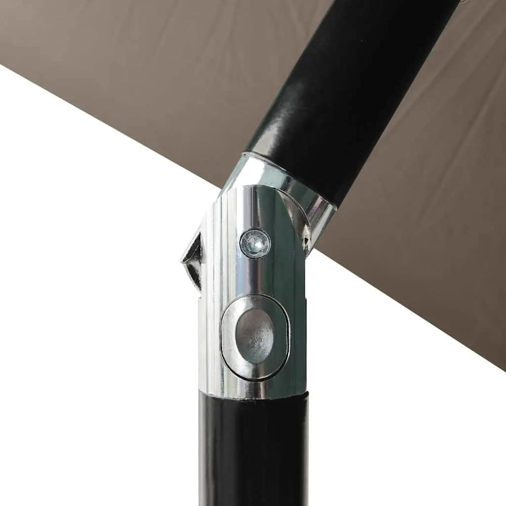 Garden Parasol with Solar LED Lights