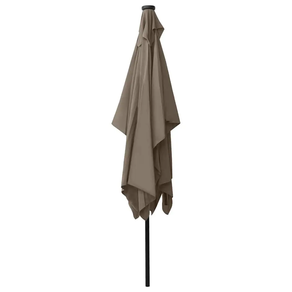 Garden Parasol with Solar LED Lights