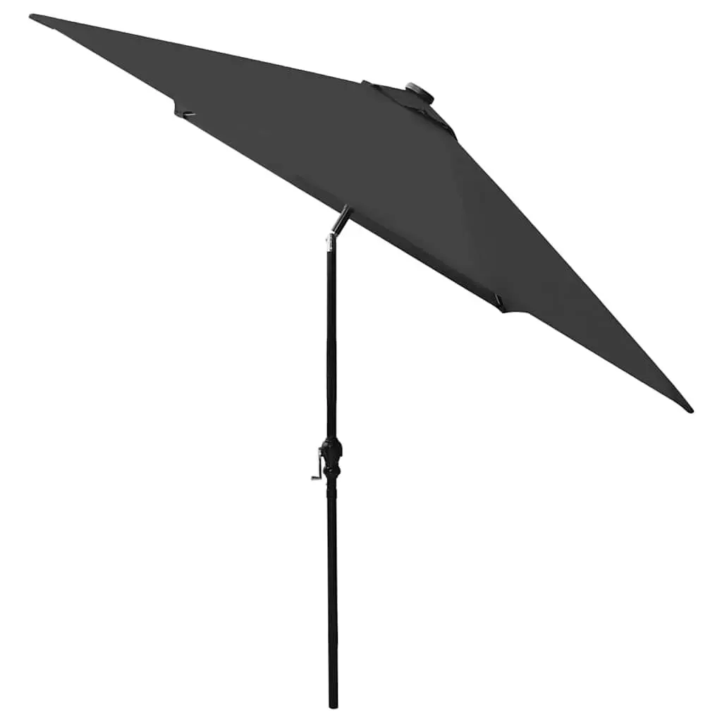 Garden Parasol with Solar LED Lights Crank Tilt 2x3m