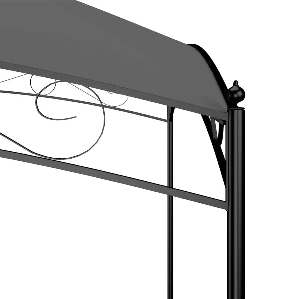 Gazebo Anthracite Outdoor Pavilion 3x3x2.65m Canopy Shelter Garden Party Tent