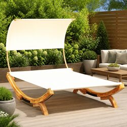 Your New Favorite Outdoor Lounge Bed with Canopy