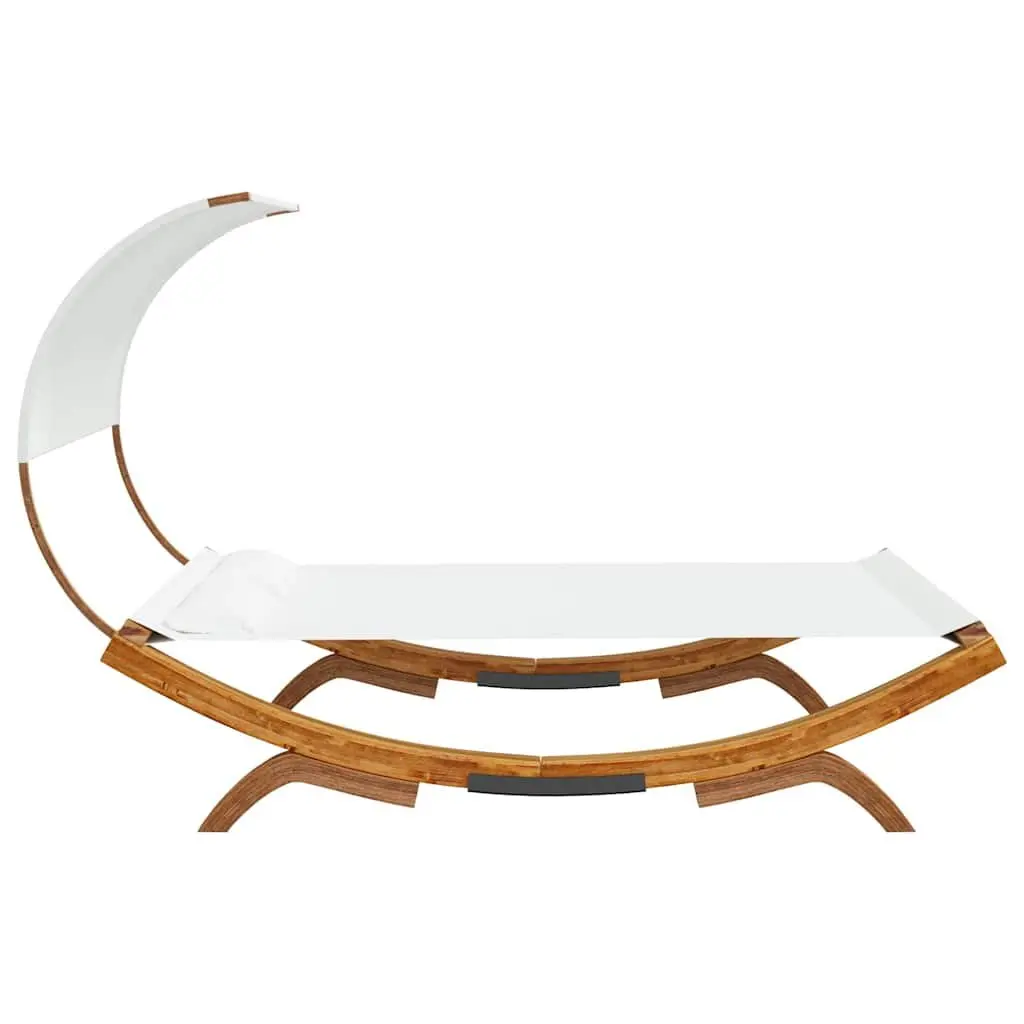 Outdoor Lounge Bed with Canopy