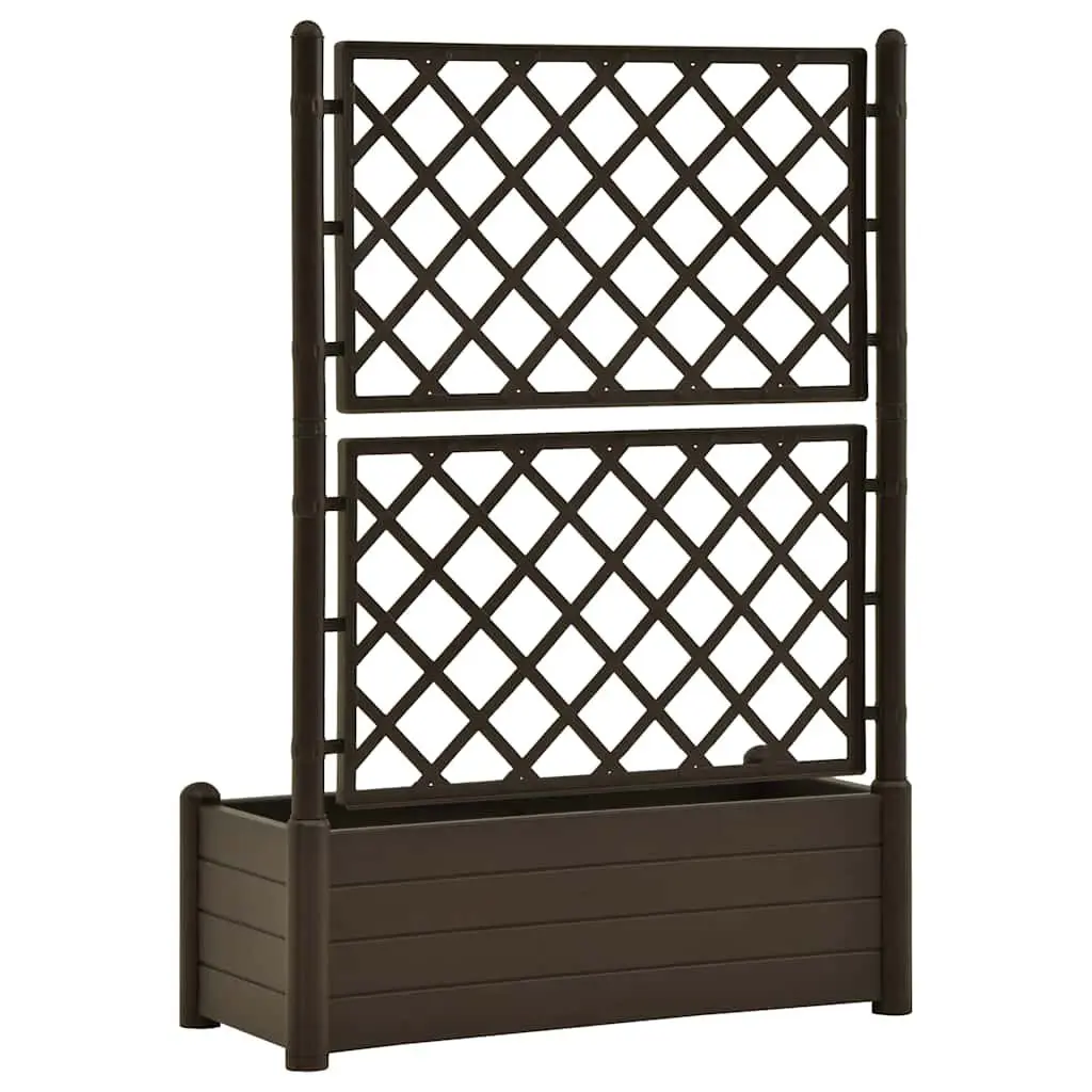 Outdoor Garden Planter with Trellis Support