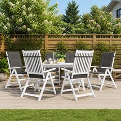 Comfortably Secure Highback Chair Cushions - Set of 6
