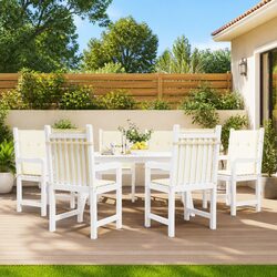Your New Favorite Lowback Chair Cushions – 6 pcs Cream