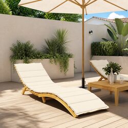Friendly Cream Lounger Cushion for Your Relaxation Needs